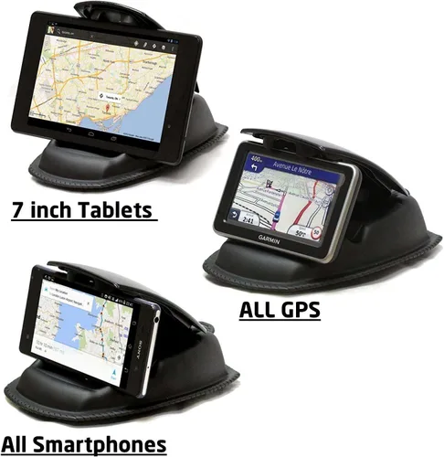Vista 5 de Navitech Soporte de fricción para salpicadero de automóvil, compatible con Garmin DriveSmart 86 GPS Sat Nav
