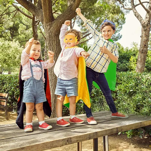 Vista 4 de Máscara de ojos de superhéroe disfraz de Halloween para niños