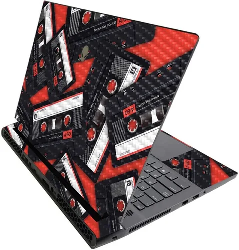 Vista 463 de MightySkins - Skin brillante con purpurina para Alienware M17 R3 (2020) y M17 R4 (2021) - Diversión de los años 90 Acabado duradero con purpurina
