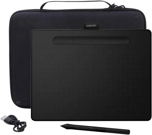 Vista 6 de Funda rígida de repuesto para tablet de dibujo mediano Wacom Intuos compatible con el modelo # CTL6100 de Aenllosi