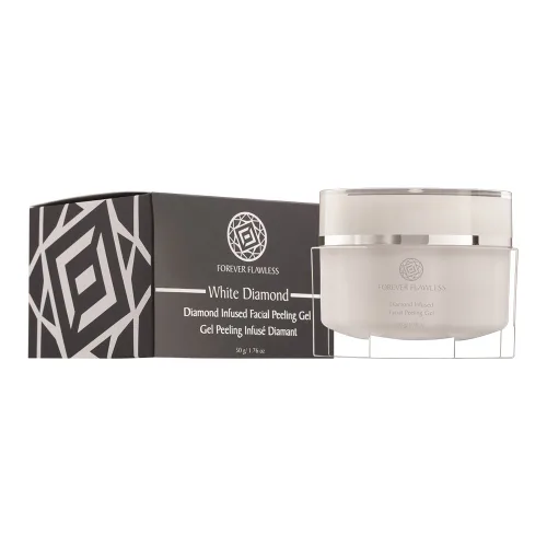 Vista 2 de Forever Flawless Gel pelador facial con infusión de diamante. Fórmula nueva y mejorada para la mejor exfoliación, microdermoabrasión, purificación