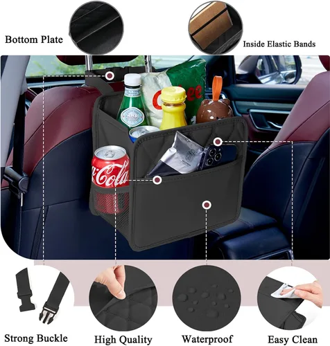 Vista 3 de Organizador de asiento de automóvil, organizador de asiento trasero de automóvil, organizador de asiento trasero de automóvil impermeable