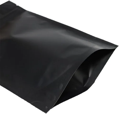 Vista 3 de 100 Bolsas de color mate de doble cara que se sostienen en posición vertical
