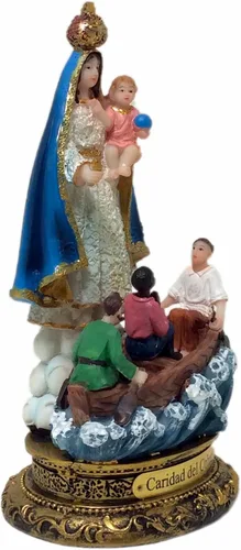 Vista 3 de Virgen De La Caridad Del Cobre - Señora de la Caridad 6" Pulgadas Nuevo