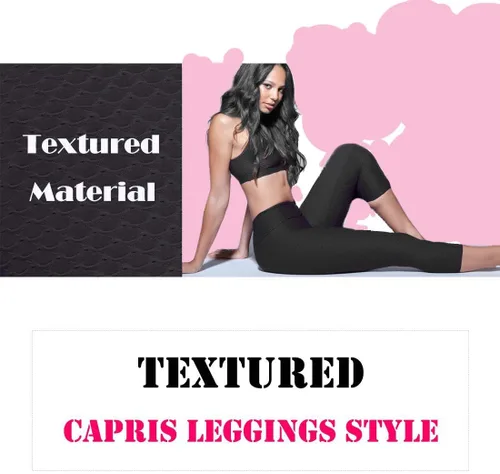 Vista 3 de SEASUM - Pantalones de yoga de cintura alta para mujer, con control de abdomen y realce de glúteos, leggings favorecedores para entrenar y correr