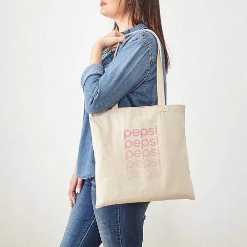 Vista 103 de CafePress Pepsi Tote Bag Bolsa de lona natural, bolsa de compras de tela, Caqui