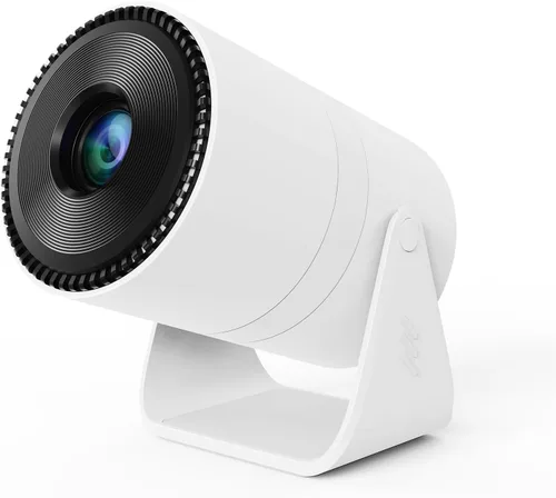 Vista 9 de Mini Proyector con WiFi y Bluetooth, Proyector Portátil Compatible con Altavoz Soundbase, 170 ANSI, Corrección Trapezoidal Vertical Automática 180°