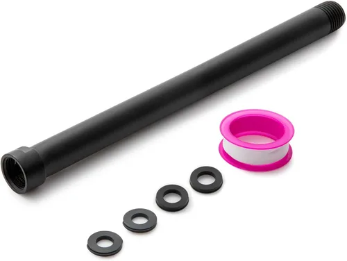 Vista 10 de OFFO Brazo de extensión de cabezal de ducha, extensión de brazo de ducha, extensor de cabezal de ducha hecho de acero inoxidable 304, extensión