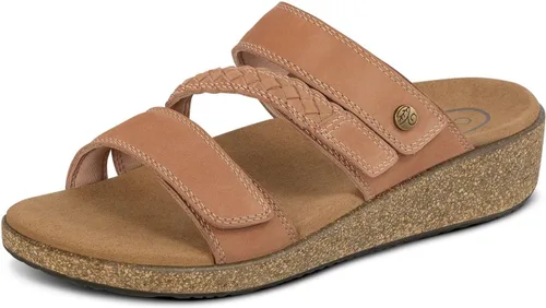 Vista 9 de Orthofeet Sandalias ortopédicas Carrie de cuero ajustable para mujer