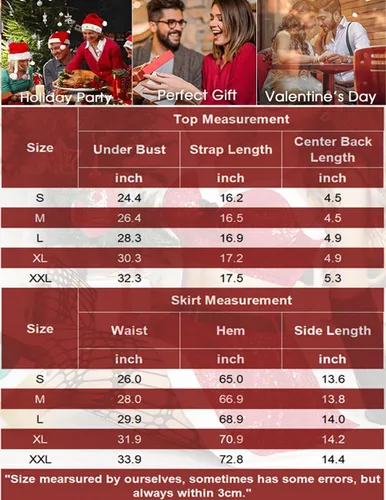 Vista 6 de Avidlove Conjunto de lencería de Navidad para mujer, lencería de Papá Noel, disfraz de lentejuelas, ropa de dormir