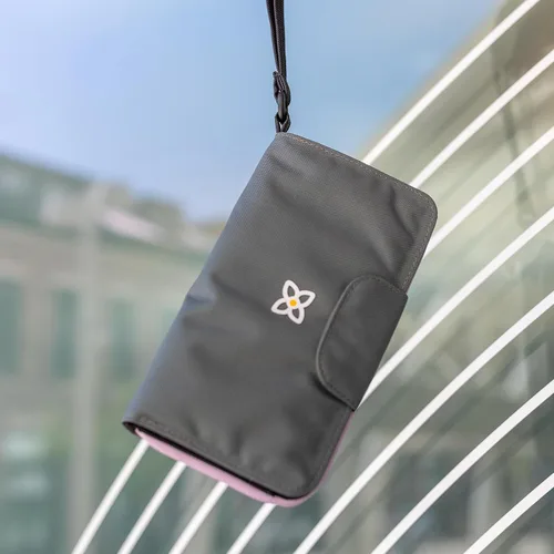 Vista 17 de Sherpani Tulum, cartera grande de nailon con cremallera alrededor, cartera con tarjetero organizador para mujer