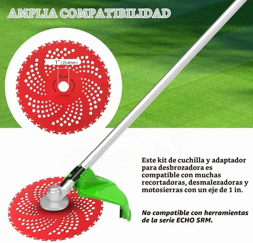 Vista 4 de AR-PRO (Juego de 2) Cuchillas de Cepillo con Punta de Carburo de 9" x 36 Dientes - Hoja de Sierra Recortadora de 36 Dientes con Kit Adaptador