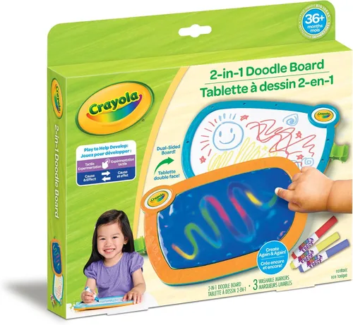 Vista 2 de Crayola Mi primer tablero doble para garabatear