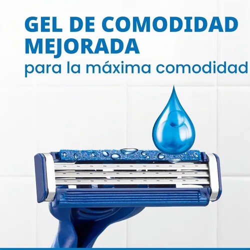 Vista 6 de Gillette Sensor3 Afeitado suave – Maquinilla de afeitar desechable, 4