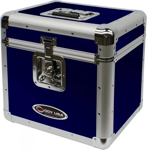Vista 2 de Odyssey Estuche DJ (KLP2BLU) Protects your collection during travel, sturdy build for gigging performers, easy transport between shows
