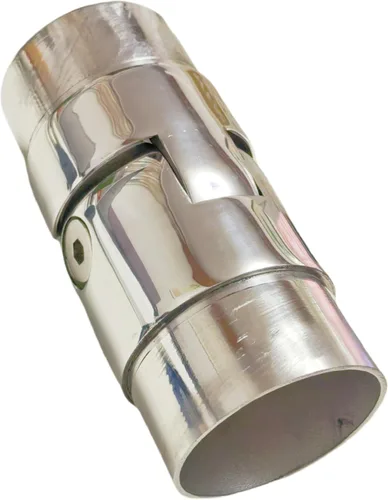 Vista 6 de Accesorios de conexión de pasamanos de acero inoxidable, codos ajustables de 90-210 grados, adecuado para tubos redondos de 2 pulgadas, conectores