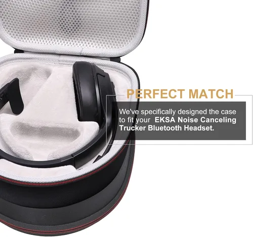 Vista 3 de LTGEM - Funda rígida para auriculares BlueParrott B450-XT/B350-XT/S650-XT/B550-XT Fits JLab Go Work Gen 2 Noise Cancelling Bluetooth Headset