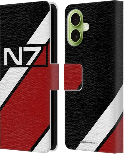 Vista 110 de Head Case Designs Funda de piel con licencia oficial de EA Bioware Mass Effect Cerberus Logo Graphics tipo cartera compatible con Apple iPhone 11