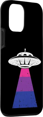 Vista 3 de iPhone 12 mini Alien Secuestro Orgullo Bisexual LGBT-Q Gaylien UFO Orgulloso Bi Case