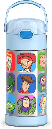Vista 48 de THERMOS FUNTAINER Botella de agua con pajita, 12 onzas, Avengers