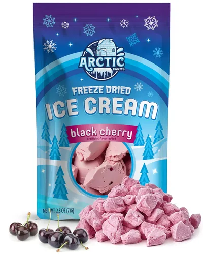 Vista 30 de Arctic Farms Trozos de Helado Liofilizado Empaquetados y en Caja - No se Derrite (1 libra, S'mores)