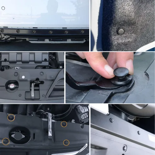 Vista 9 de Nilight - 101 clips de retención para parachoques y protector de salpicaduras, insertos metálicos para Acura, Honda 91503-SZ3-003 91503-SZ5-003