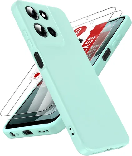 Vista 102 de LeYi Funda para Motorola Moto G Play 4G 2024: Funda para Moto G Play 4G 2024 con funda delgada y antiarañazos, silicona líquida a prueba de golpes
