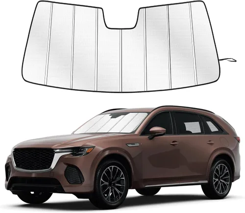 Vista 12 de Parasol para parabrisas para Honda CR-V 2017-2022, diseño plegable de acordeón de ajuste personalizado, accesorios de automóvil, protector de visera
