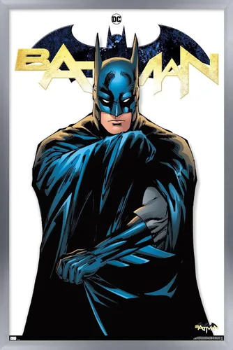 Vista 9 de Trends International DC Comics Batman Feature Series - Póster de pared, 22.4 pulgadas de largo x 14.7 W, versión enmarcada de madera de granero