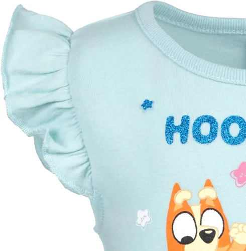Vista 4 de Bluey Vestido de bingo para niñas de niños pequeños a niños pequeños Azul