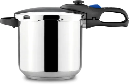 Vista 13 de Magefesa Favorit - Olla a presión de acero inoxidable de 6.3 cuartos de galón, compatible con inducción, funciona en todas las estufas Plateado