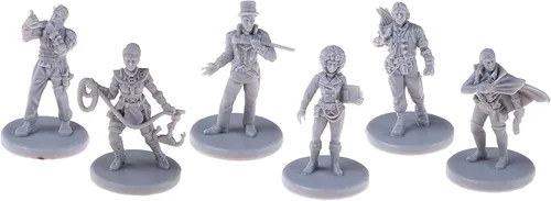 Vista 9 de City of The Great Machine. Expansión del juego de mesa de héroes de pie 1-4 jugadores Edades 14 en adelante Steampunk Uno contra muchos