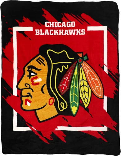 Vista 53 de Northwest NHL Unisex-Adult Micro Raschel Throw Blanket