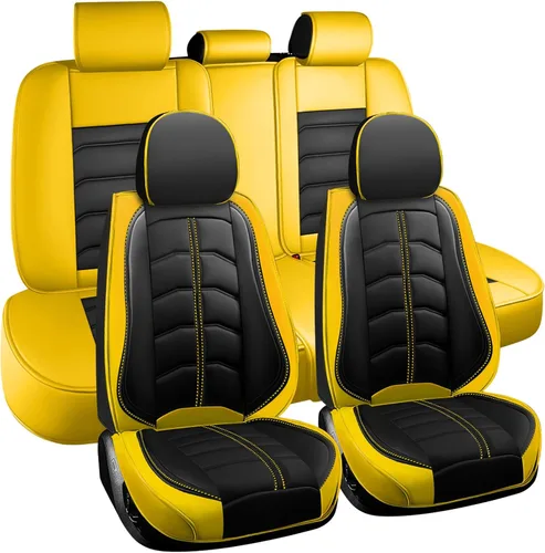 Vista 20 de Funda de asiento de automóvil para Mini Cooper 2002-2012, duradera, resistente al desgaste, impermeable, transpirable, sin olor, accesorios para Rojo