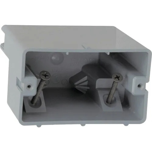 Vista 20 de Southwire MSBMMT1G Caja de dispositivo de montaje múltiple de 1 banda con profundidad ajustable; resistente 42 libras