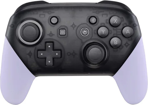 Vista 3 de eXtremeRate Light Violet Replacement Handle Grips for Nintendo Switch Pro Controller, DIY Custom Hand Grip Shell for Nintendo Switch Pro