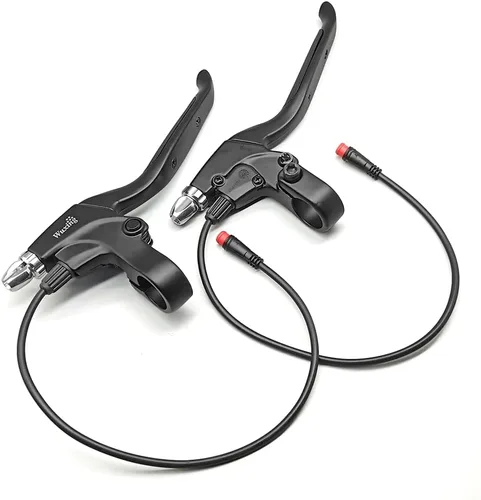 Vista 7 de Maneta de freno para bicicleta eléctrica WUXING 115PDD, empuñaduras de freno para bicicleta eléctrica o scooter E, accesorios de bicicleta eléctrica