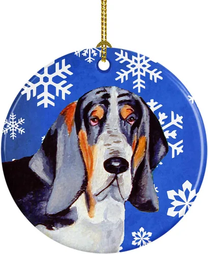 Vista 131 de Caroline's Treasures Cavalier Spaniel - Adorno de cerámica para colgar en el árbol de Navidad, para el hogar, Navidad, fiestas, regalo, 3 pulgadas