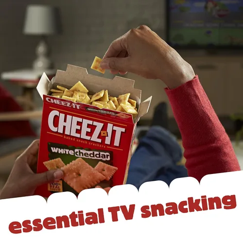 Vista 6 de Kelloggs Keebler Cheez-It Cheddar blanco, 4.50 onzas (paquete de 12)