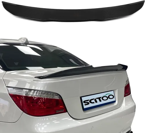 Vista 29 de SCITOO Spoiler Wing GT Style Universal 52" ABS Brillante Carbono Aspecto Trasero Alerón Alerón