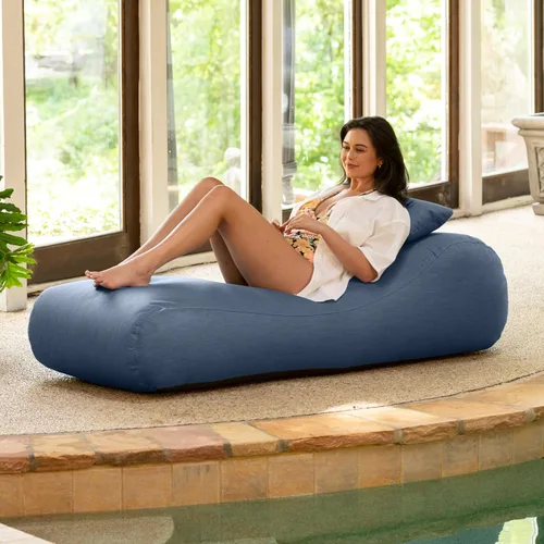 Vista 20 de Jaxx Arlo - Puf para exteriores, tumbona reclinable, para piscina, patio, Aruba