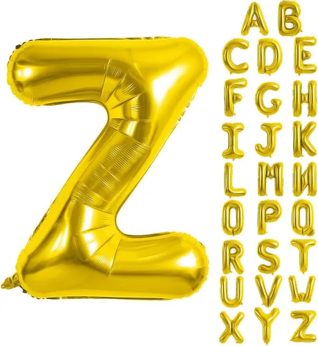 Vista 30 de Globos de letras azules de 40 pulgadas, globo grande del alfabeto de aluminio de Mylar para decoración de cumpleaños, boda, aniversario, graduación