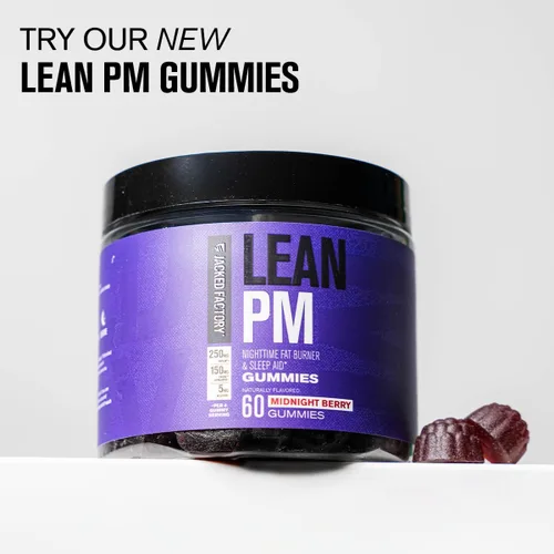 Vista 2 de Jacked Factory Lean PM - Quemador de grasa nocturno, suplemento de ayuda para dormir y supresor del apetito para hombres y mujeres, 60 píldoras