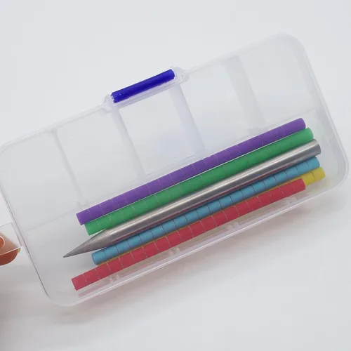 Vista 5 de FOIBURELY 100 bandas para patas de pájaro para pata Gouldian Zebra Finch Canary Society Bird Foot Ring con 1 instalador (diámetro de 0.118 in)