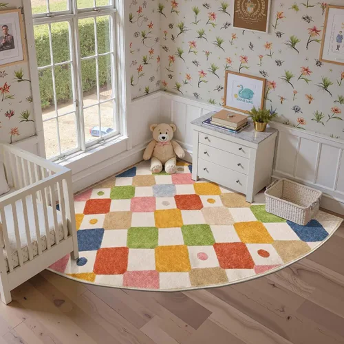 Vista 64 de jinchan Alfombra a rayas de 2 x 3 para entrada, alfombra de cocina, tapete pequeño, antideslizante, ligero, de bajo perfil, decoración para entrada