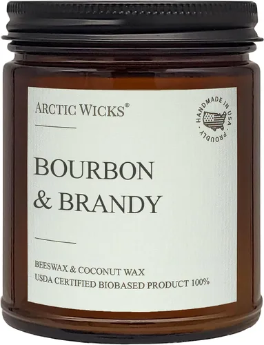 Vista 9 de Velas perfumadas de cera de abeja y coco, 9 onzas, ámbar, rústicas, no tóxicas, de combustión limpia, 100% certificada por USDA, a base de plantas