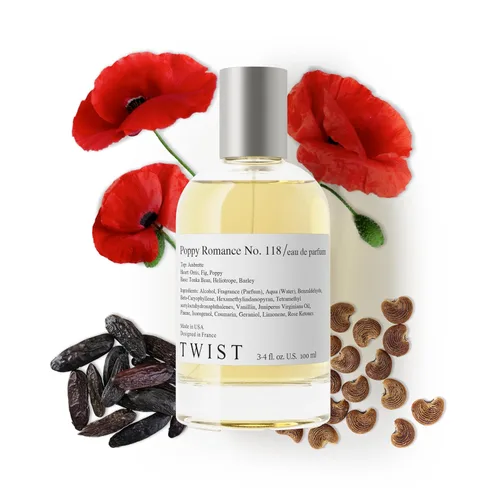 Vista 146 de Twist - Addicted No. 3 - Eau De Parfum inspirado en Y. Black Opium, Perfume de larga duración para mujer, Ámbar y Vainilla, Vegano, Ingredientes