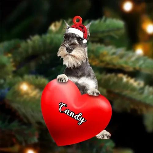 Vista 118 de Adornos de Navidad personalizados para perros, nombre personalizado, adorno de Malamute de Alaska, adornos acrílicos, regalos de Navidad, amantes