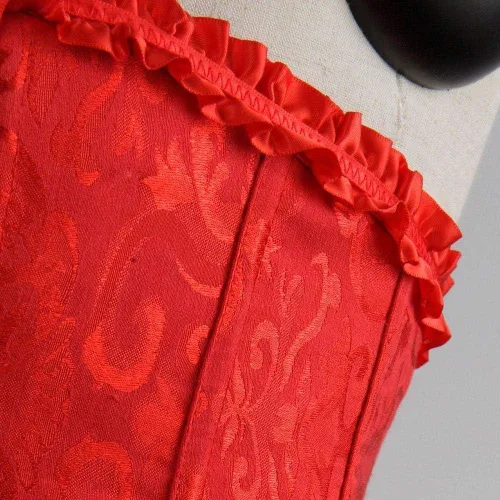 Vista 5 de EVAbaby Corsé sexy con huesos florales para mujer, corsé moldeador de cuerpo