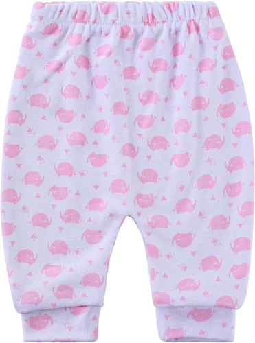 Vista 5 de Hakochia Pantalones deportivos para bebé, pantalones deportivos 100% algodón para bebés, niños y niñas, pantalones suaves y cómodos con amplio
